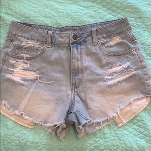 Distressed Jean Shorts